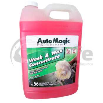 Ручной шампунь с воском Bubble Gum WASH & WAX, 3,79 л, 56, AutoMagic