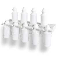 Держатель для бутылок настенный с 10 бутылками AuTech AU-L505 комплект