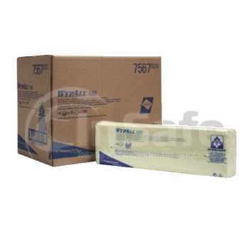 Протирочные салфетки Wypall X80, желтый, 25 штук, 7567, Kimberly Clark