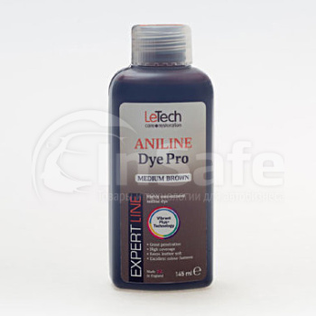 Анилиновый краситель для кожи LeTech Expert Line Aniline Dye Pro Medium Brown 3ADP145EL13 145 мл