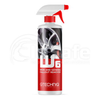 Бескислотный очиститель колесных дисков GTechniq W6 Iron and General Fallout Remover W6 0.5 500мл
