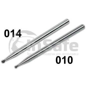 Боры для ремонта стекол карбидные КМИЗ 016 шарообразные 1,6 мм 5 шт