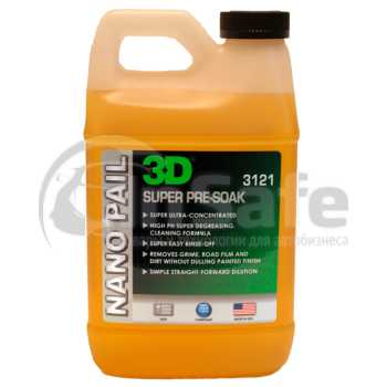 Автошампунь 3D Super Pre Soak 3121OZ64 обезжириватель 1,89 л