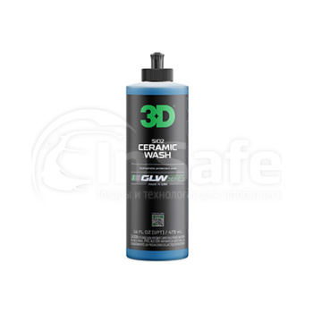 Гидрофобный керамический шампунь для кузова 3D SiO2 Ceramic Wash GLW Series 0,48л 342OZ16