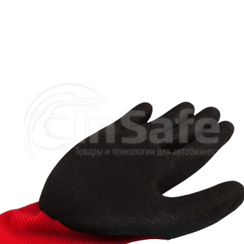 Защитные перчатки с резиновым покрытием MaxShine Work Gloves Breathable, 5 пар, L, 1130001L