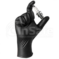 Нитриловые перчатки универсальные черные JetaSafety JSN 50 NATRIX BL 09/L 25пар