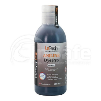 Анилиновый краситель для кожи LeTech Expert Line Aniline Dye Pro Brown 200 мл