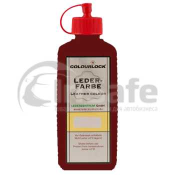 Краска для кожи салона автомобиля красно коричневая Colourlock Leder Farbe Rotbraun 250 мл