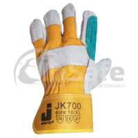 Защитные кожаные перчатки, манжета, 1 пара, XL, JK700, JetaSafety