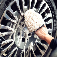 Микрофибровая рукавица для мойки кузова 2шт Maxshine Microfiber Wash Mitt 14*12см 1140004B