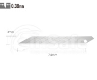 Лезвия Olfa сегментированные для графических работ OL-SAB-10B 30 градусов GT1052
