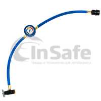 Шланг пластиковый с манометром для заправки кондиционера автомобиля Autech