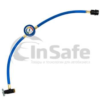 Шланг пластиковый с манометром для заправки кондиционера автомобиля Autech
