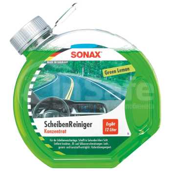 Стеклоомыватель концентрат аромат "зеленый лимон", 3 л, 386400, Sonax