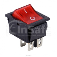 Кнопка включения красная Soteco 28744 MECI