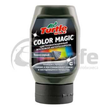 Защитная полировальная паста серая Turtle Wax Color Magic Dark Grey FG6488 300 мл