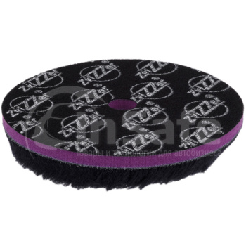 Шерстяной полировальный круг ZviZZer ZV-DP00015510HC черный 155/25/155 мм