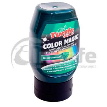 Защитная полировальная паста зеленая Turtle Wax Color Magic Green FG6487 300 мл