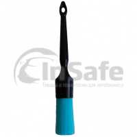 Кисть AuTech Au-268 с длинным бирюзовым ворсом средней плотности диаметр 18 мм