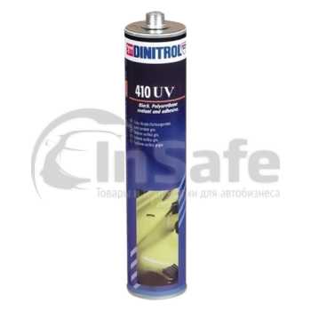 Клей герметик полиуретановый черный 300 мл, 410 UV, Dinitrol