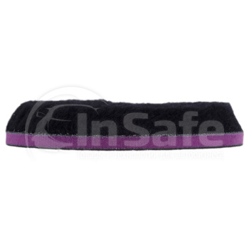 Шерстяной полировальный круг ZviZZer ZV-DP00015510HC черный 155/25/155 мм