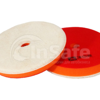 Меховой полировальный круг на поролоне A302 , ворс 7 мм, 150/20 мм, WPF-150