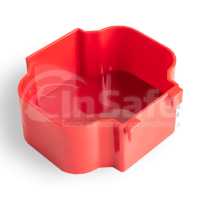 Подставка для бутылок для сетки AuTech AU-LC красная