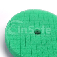 Режущий полировальный круг поролоновый MaxShine 2001160G зеленый с нарезкой 150-170/25 мм