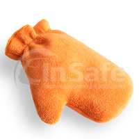 Рукавица оранжевая из микрофибры для химчистки и уборки AuTech AU-238