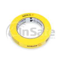 Маскирующая лента влаго\термостойкая AuTech 19мм x 50м 120 градусов, жёлтая, Au-8219Y