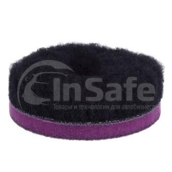 Шерстяной полировальный круг ZviZZer ZV-DP00008010HC черный 80/25/80 мм