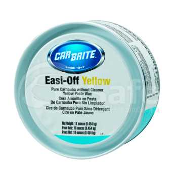Твердый воск с карнаубой EASI-OFF YELLOW, 454 гр, CarBrite