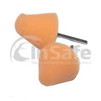 Полировальник режущий конусный оранжевый 30х30 мм 2 шт., MaxShine