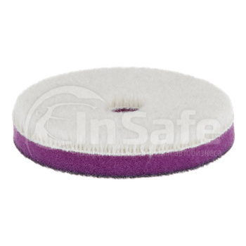 Шерстяной полировальный круг ZviZZer ZV-WP00008010HC белый 80/15/80 мм