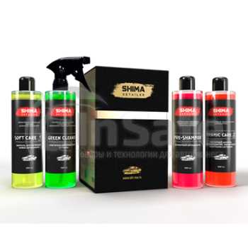 Набор для мойки автомобиля под защитным покрытием Shima Detailer Ceramic Coating Care Set