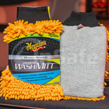 Гибридная рукавица для мойки Meguiars Hybrid Wash Mitt X210200