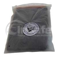 Микрофибра SGCB AuG1019 оверлок серая 320 г/м2 40х40 см