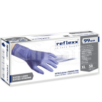 Перчатки Reflexx R99-XXL химостойкие одноразовые длинные 25 пар