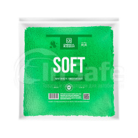SOFT - микрофибровая салфетка в упаковке, ЗЕЛЕНАЯ, 400 гр/м, 40х40 см, CR750Z, Chemical Russian