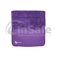 Микрофибровое полотенце 50*80 см, фиолетовое, 600гр/м2 для сушки авто Au-249p, AuTech