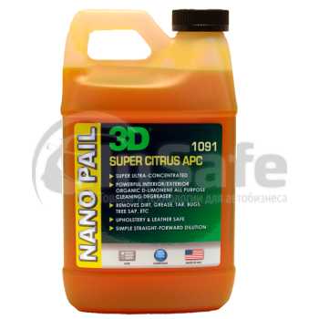 Универсальный очиститель салона 3D Super Citrus APC 1091OZ64 1,89 л
