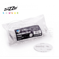 Шлифовальный круг P2000 под липучку Ø 76 мм на пленке, 3 отверстия, комплект 20 шт. ZV-SF00762000/20