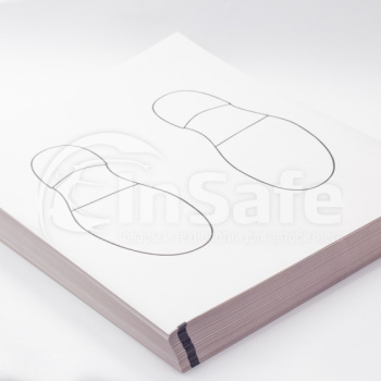 Бумага на пол для автомобиля ламинированная 50х38см 500шт