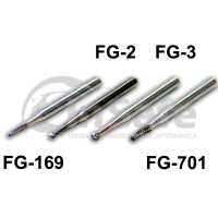 Боры для ремонта стекол карбидные Prima FG-3 шарообразные 1,2 мм 5 шт