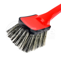 Щетка обрезиненная с длинной ручкой, щетина средней жесткости PET+PP 7011033, MaxShine