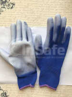 Перчатки нейлоновые с PU покрытием, одна пара размер L, 90.3001.9, Adolf Bucher