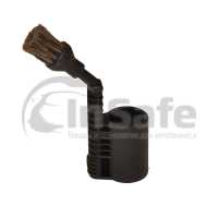 Насадка co щеточкой из натуральной щетины для подачи пара/аспирации, CVAB, Bieffe