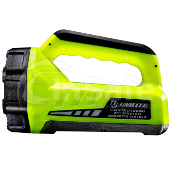Мощный фонарь с двумя источниками света Unilite L-1800 1800 Lm +1000Lm