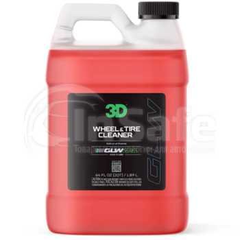 Очиститель дисков и шин обезжиривающий 3D Wheel and Tire Cleaner GLW Series 1,89л 340OZ64