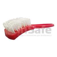 Щетка пластиковая красная с нейлоновой щетиной, WWBN-1, Hi-Tech